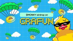 Read more about the article GraFun will make a $MONKY airdrop, alongside Forj, a subsidiary of Animoca Brands, and Floki