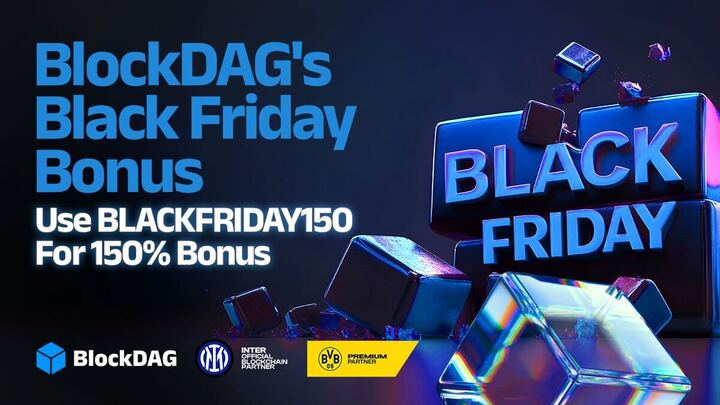 You are currently viewing BlockDAG’s Black Friday Blowout: Grab 150% More Coins as XRP Set to Soar & Bitcoin Closes in on $100K!