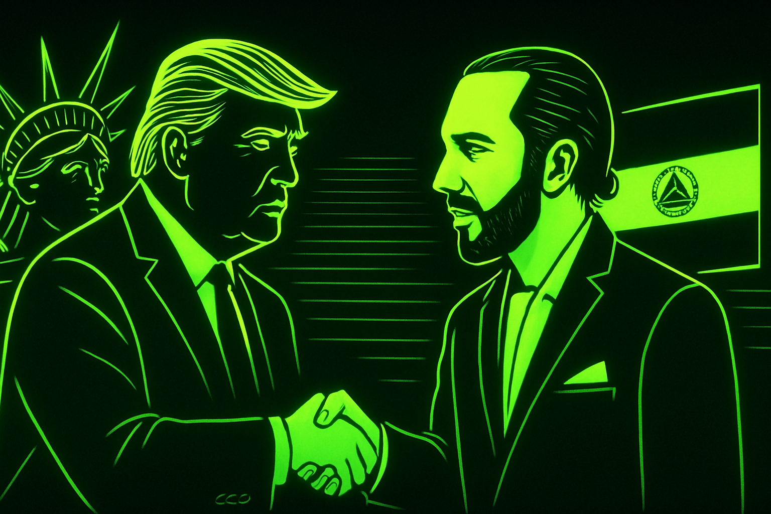 You are currently viewing Bitcoin at the White House? Trump-Bukele Meeting Fuels Crypto Buzz