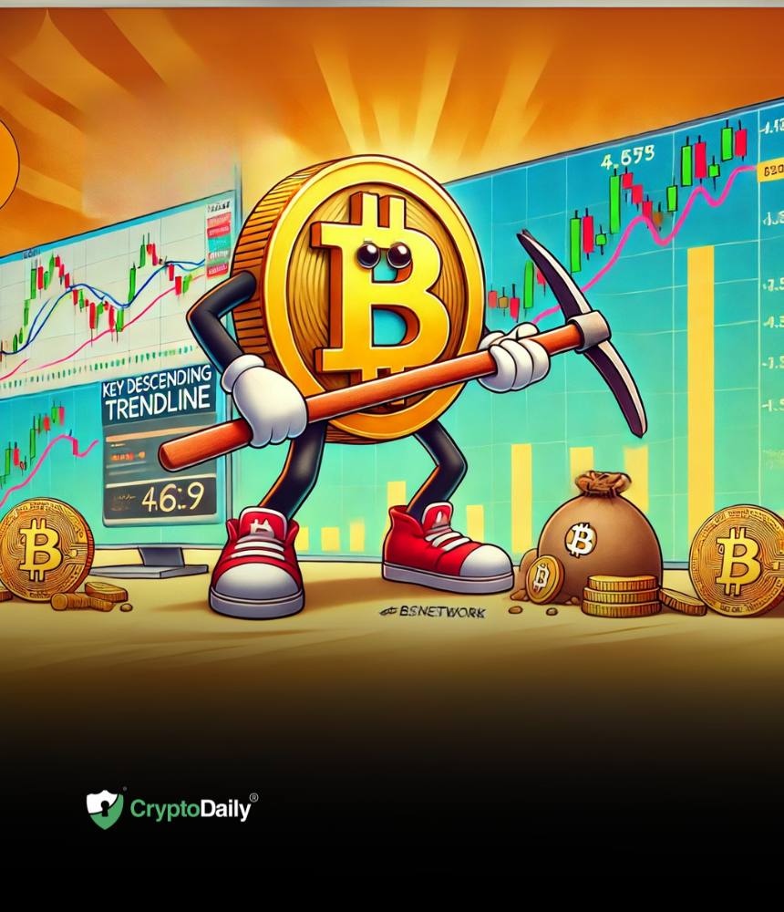 You are currently viewing Bitcoin (BTC) Hits Key Descending Trendline: Will It Break Out?