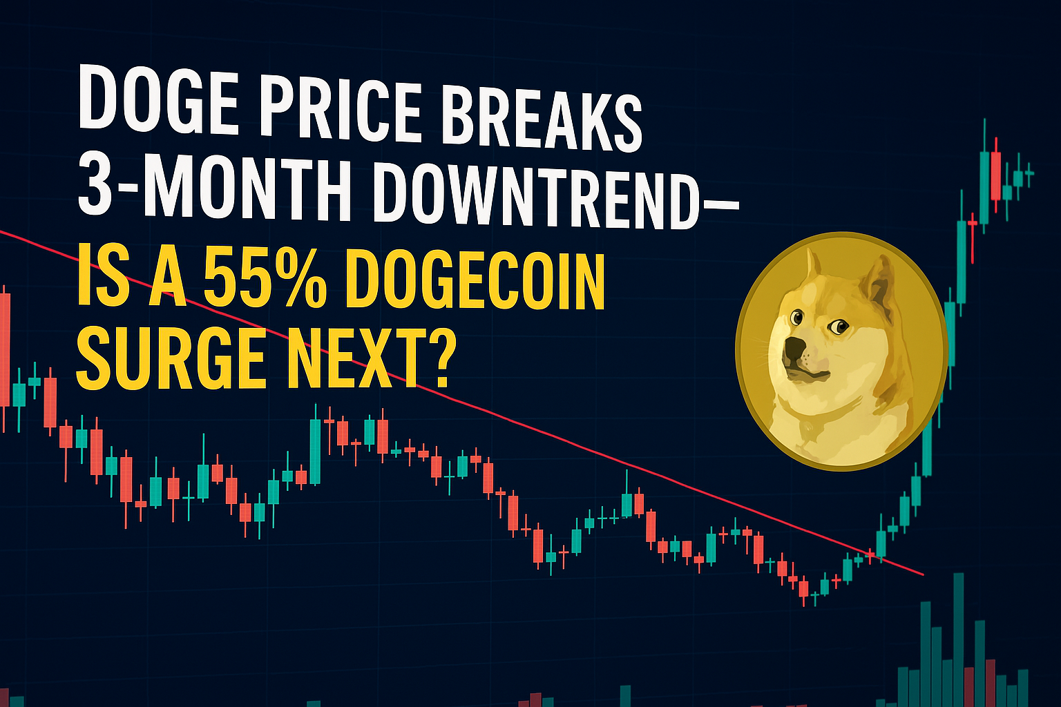 You are currently viewing DOGE Price Breaks 3-Month Downtrend—Is a 55% Dogecoin Surge Next?