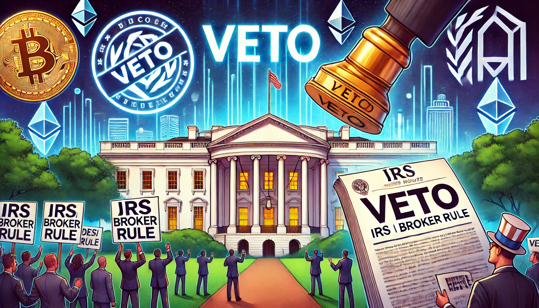You are currently viewing White House Takes Stand Against IRS DeFi Broker Rule—Crypto Win?