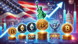 Read more about the article Top 5 ‘Made in USA’ Coins Set for a Big Week in Crypto