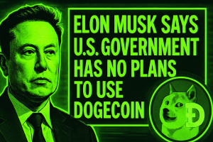 Read more about the article Elon Musk Says US Government Has No Plans to Use Dogecoin