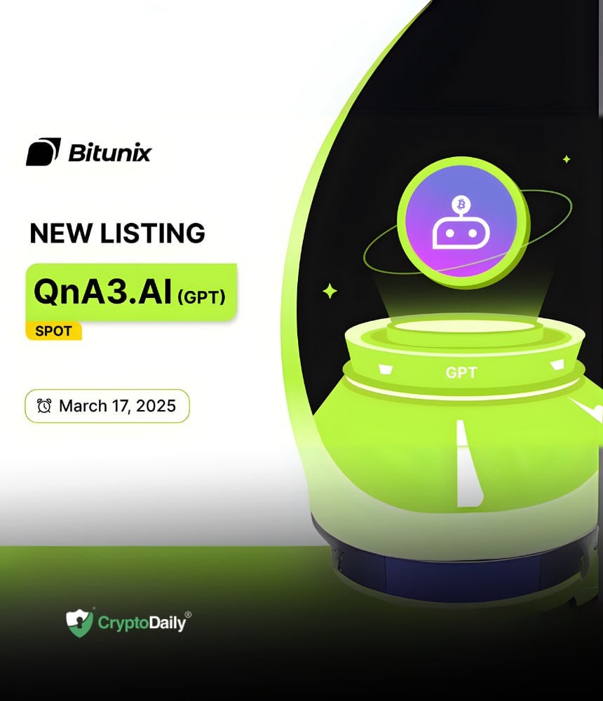 You are currently viewing QnA3.AI $GPT Coin Now Live on Bitunix, Reflecting the AI Sector's Popularity