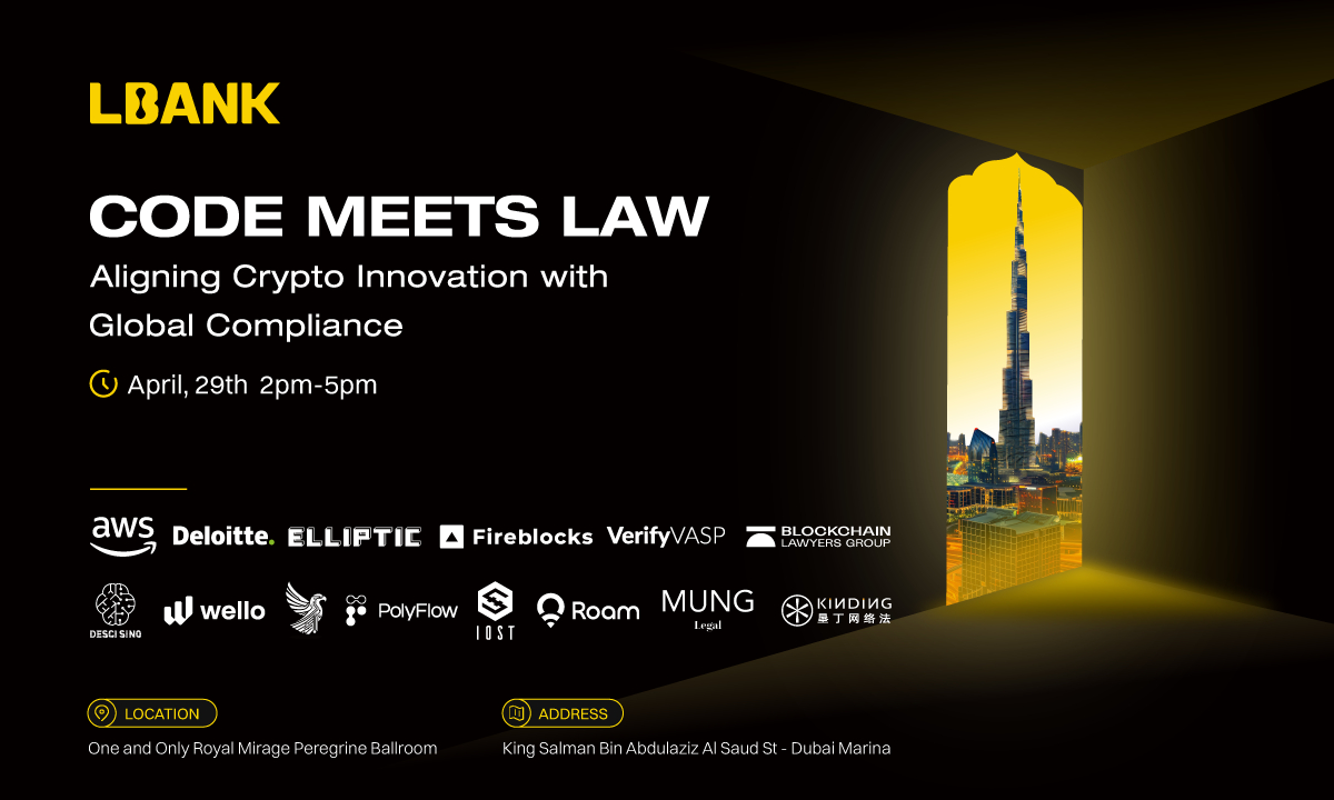 You are currently viewing LBank to Host Code Meets Law Forum, Aligning Crypto Innovation with Global Compliance