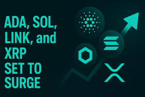 Read more about the article ADA, SOL, LINK, and XRP Set to Surge as Market Volatility Looms
