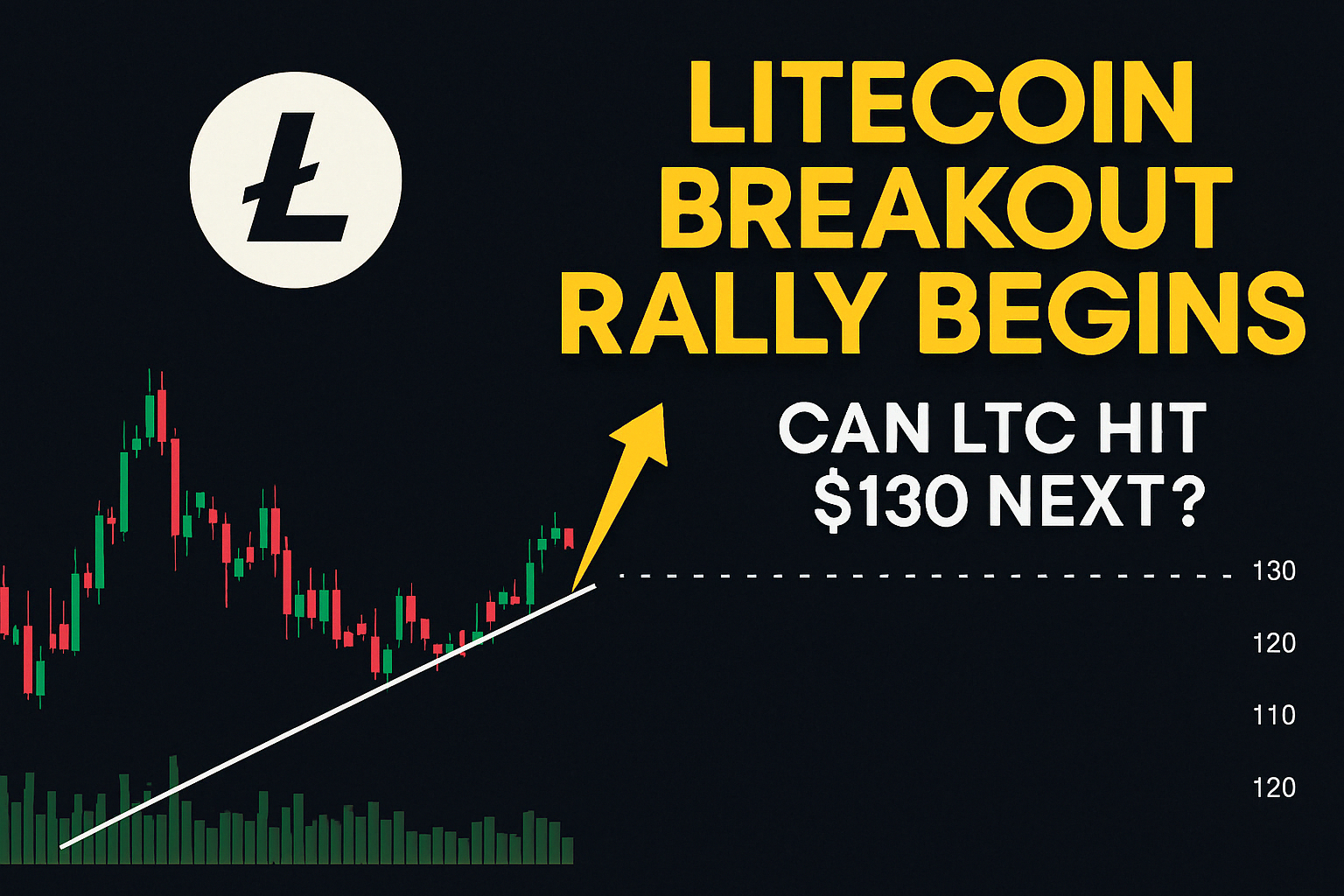 You are currently viewing Litecoin Breakout Rally Begins — Can LTC Hit $130 Next?