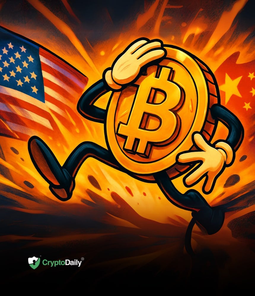 You are currently viewing Bitcoin (BTC) Struggles Amid Escalating US Trade War Tensions