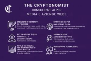 Read more about the article The Cryptonomist and artificial intelligence: how we use AI to revolutionize crypto journalism