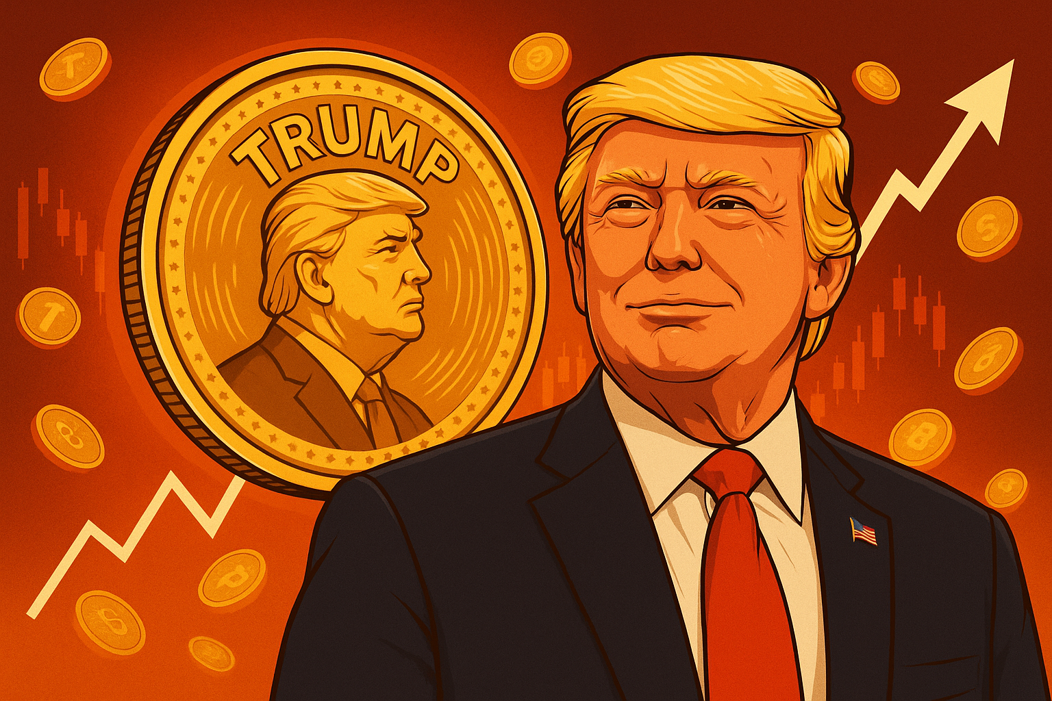 You are currently viewing Trump Plans Private Dinner for Top $TRUMP Holders as Token Surges 70%