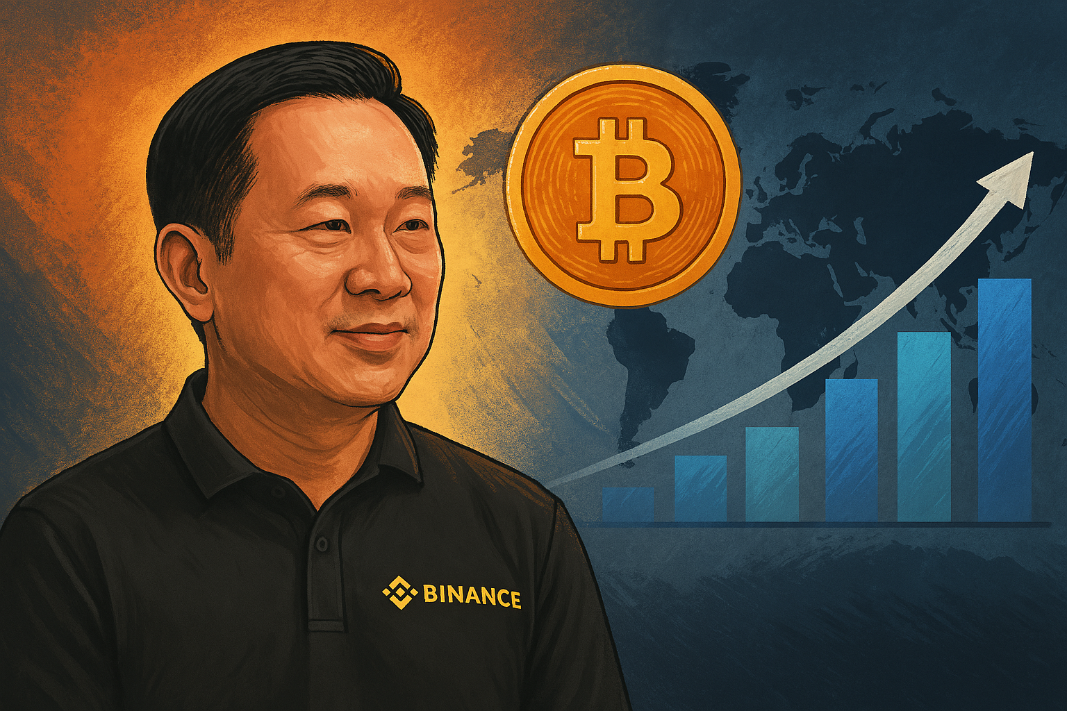 You are currently viewing Global Trade Wars May Drive Bitcoin Growth, Binance CEO Suggests