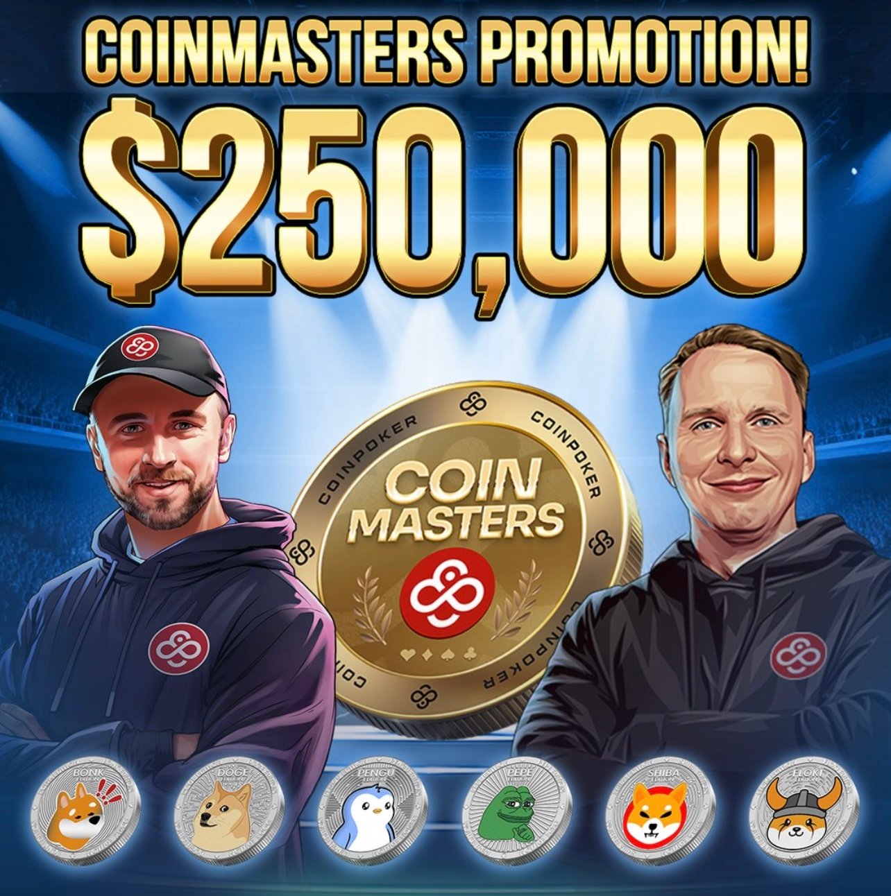 You are currently viewing New Crypto Giveaway Worth 100k USDT Launches on CoinPoker – CoinMasters Poker Tournaments