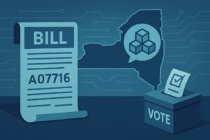 Read more about the article New York opens up to blockchain: study for the security of electronic voting
