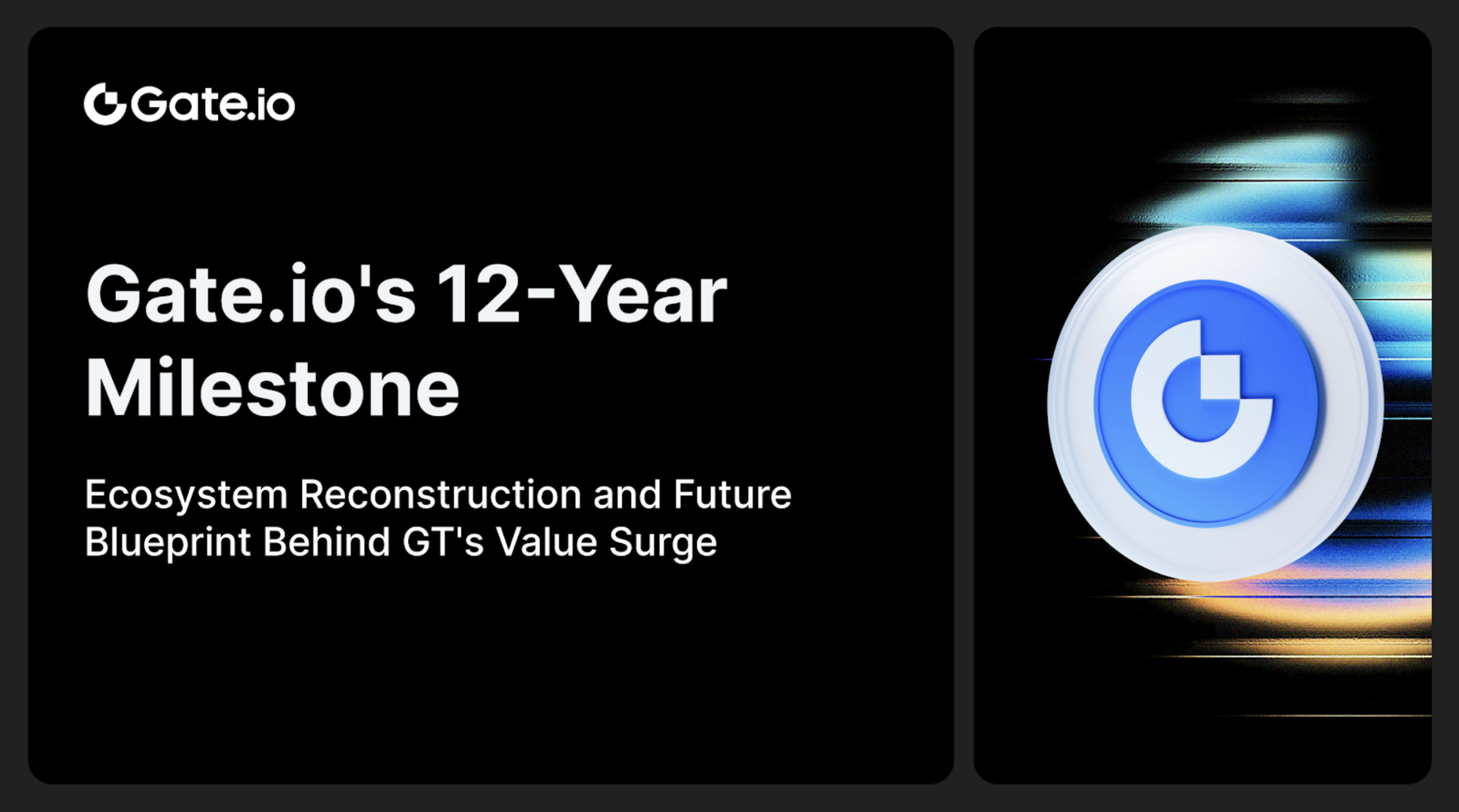 You are currently viewing Gate.io’s 12-Year Milestone: Ecosystem Reconstruction and Future Blueprint Behind GT’s Value Surge