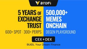 Read more about the article BYDFi Officially Launches On-Chain Trading Tool MoonX, Ushering in the Era of CEX + DEX Dual Engines
