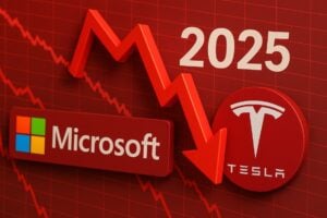 Read more about the article Heavy losses for Microsoft and Tesla stocks