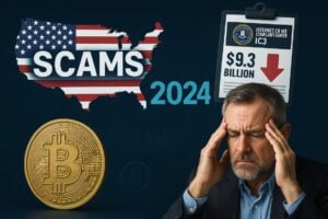 Read more about the article Crypto scams in the USA: $9.3 billion lost in 2024, says the FBI