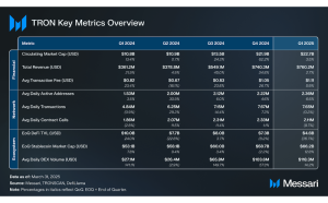 Read more about the article State of TRON Q1 2025