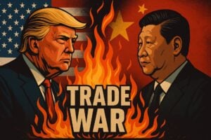 Read more about the article Trump relaunches with tariffs at 104% and China responds with a viral video: the definitive summary of the tariff war between the United States and China