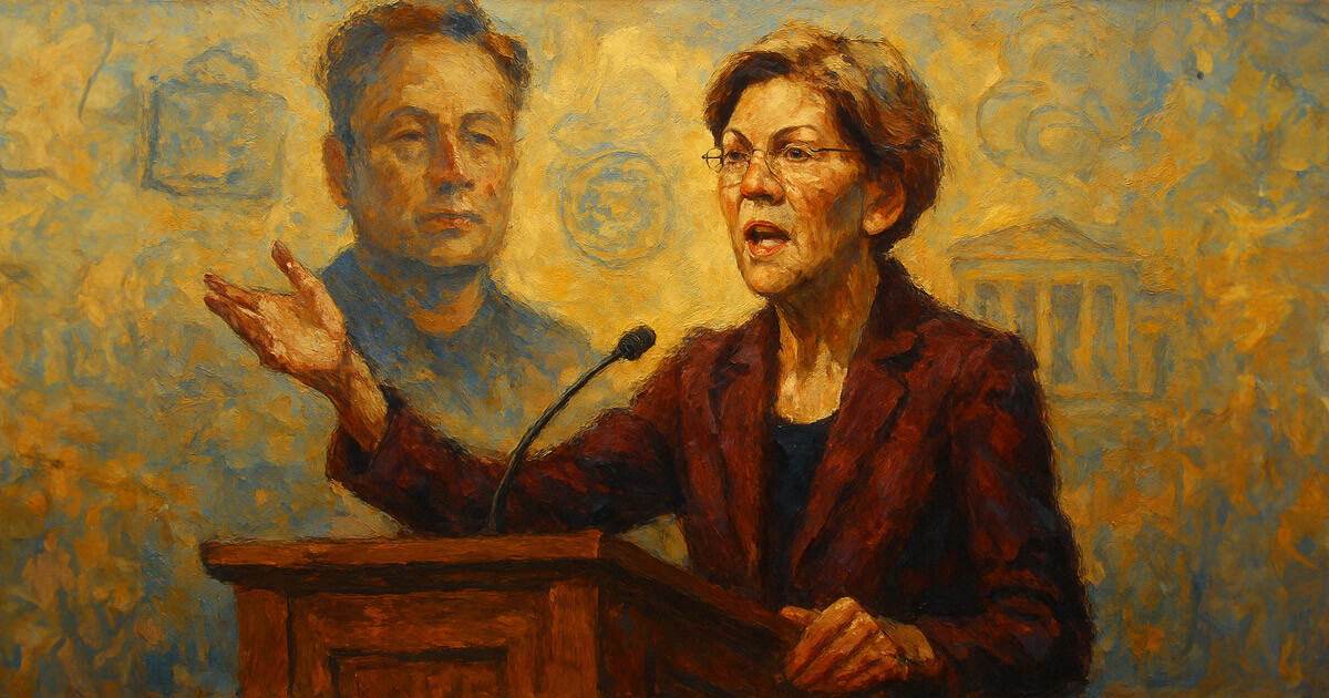 You are currently viewing Elizabeth Warren targets Elon Musk and White House crypto czar David Sacks with new ethics reform bill