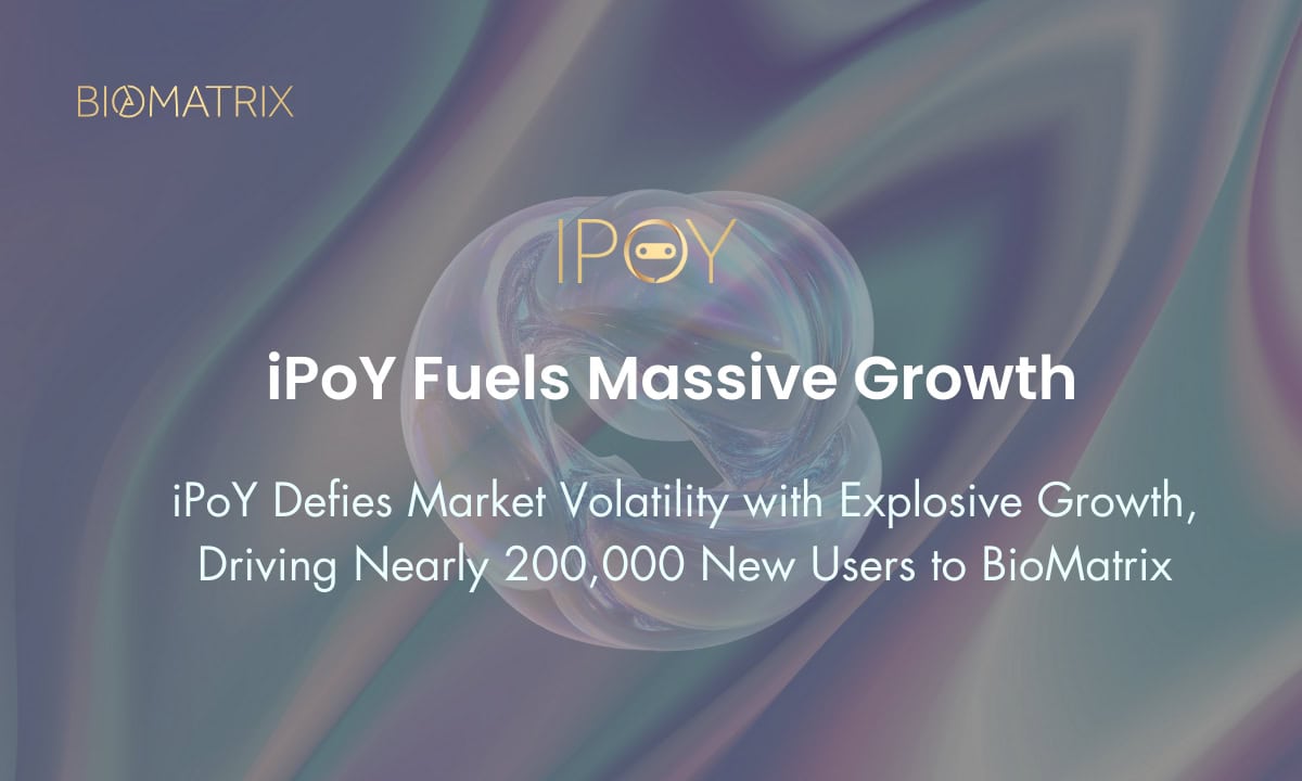 You are currently viewing User Growth Surges Across BioMatrix Ecosystem After iPoY Debut