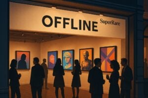 Read more about the article SuperRare inaugurates the NFT gallery “Offline” in New York