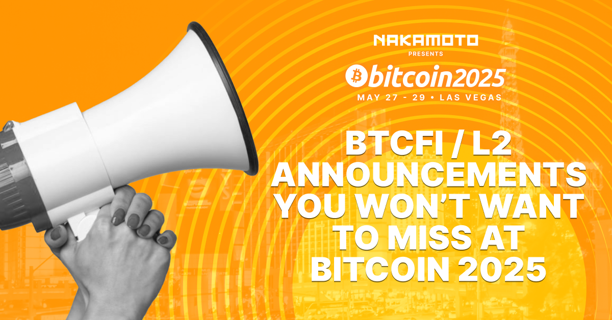 You are currently viewing What to expect from the BTCfi & L2s companies at the Bitcoin Conference in Vegas