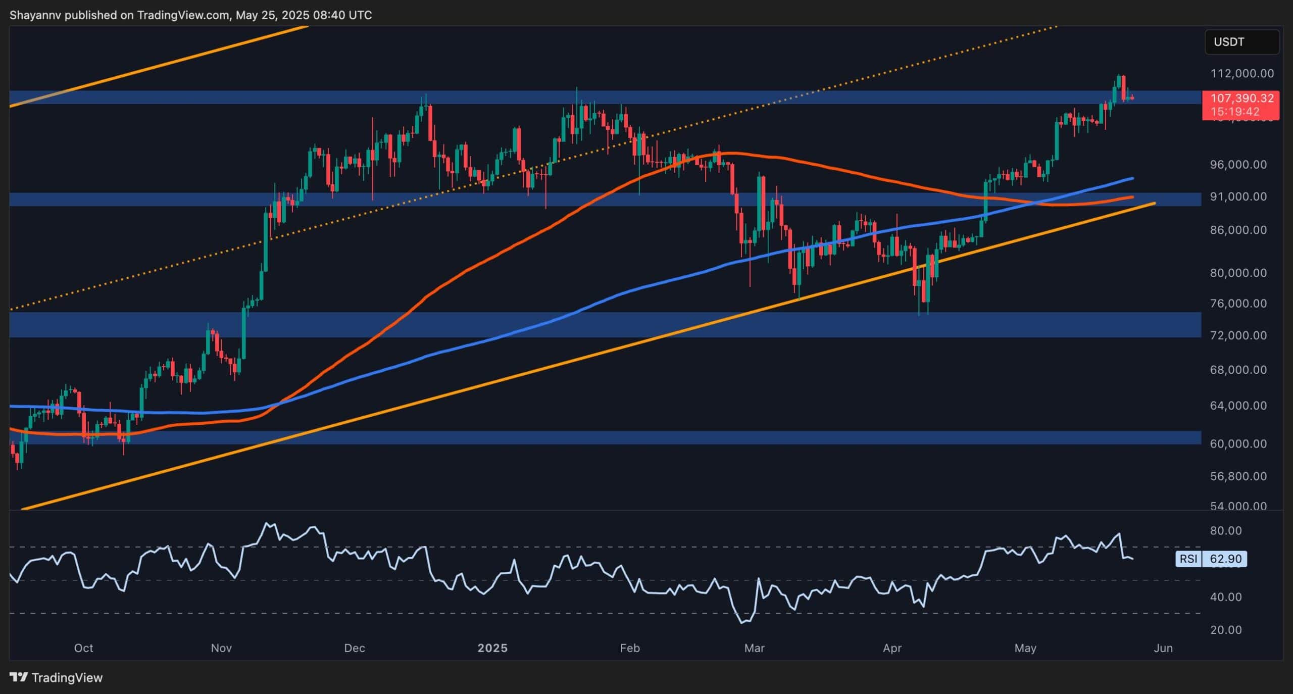You are currently viewing Bitcoin Price Analysis: BTC Displays Signs of Weakness Following New All-Time High