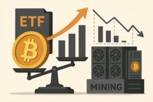 Read more about the article Bitcoin ETF: institutional demand deflates mining production