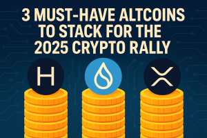 Read more about the article 3 Must-Have Altcoins to Stack for the 2025 Crypto Rally