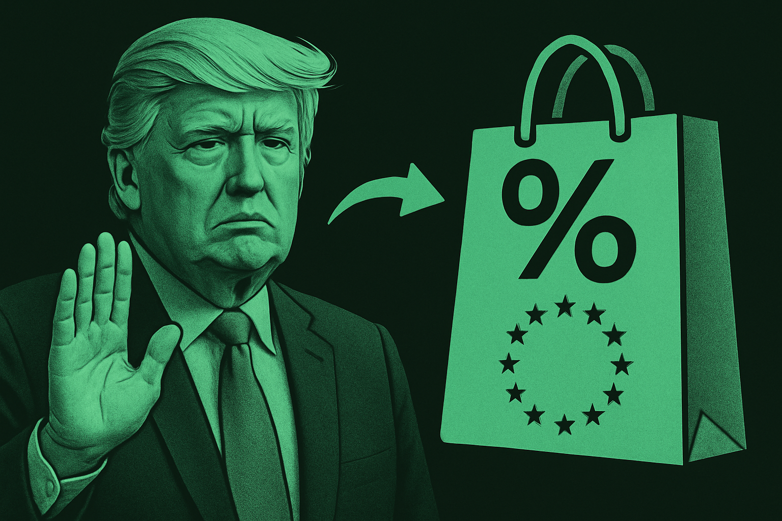 You are currently viewing Crypto Prices Rise After Trump Postpones 50% EU Tariff to July 9