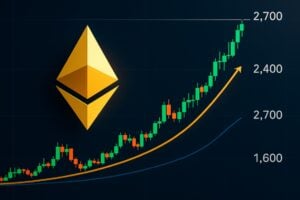 Read more about the article Ethereum soars: sustained price rebound and challenge to the wall of $2,714