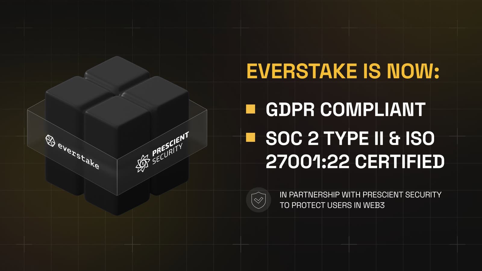 You are currently viewing Everstake Secures SOC 2 Type II, ISO 27001 & GDPR Compliance to Strengthen Institutional-Grade Security