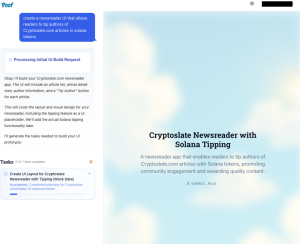 Read more about the article Poof is Solana’s new magic trick for no-code prompt-based blockchain development