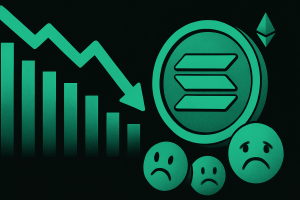 Read more about the article Solana Signals Sharp 40% Drop Against Ethereum Amid Memecoin Slump