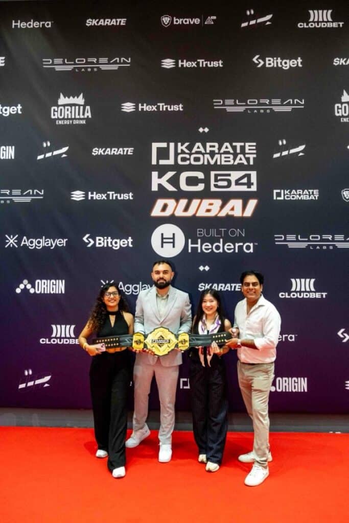 You are currently viewing Bitget Delivers VIP Ringside Experience at Karate Combat KC54 During Token2049