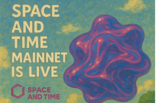 You are currently viewing New Mainnet, New Whitepaper: Space and Time Launches With a Bang