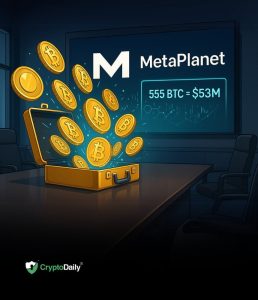 Read more about the article Metaplanet Bolsters Bitcoin Holdings With $53M Purchase, Expands U.S. Presence