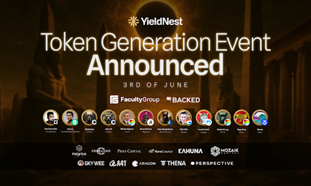You are currently viewing YieldNest Announces Token Generation Event (TGE) and Launch of YND Governance Token