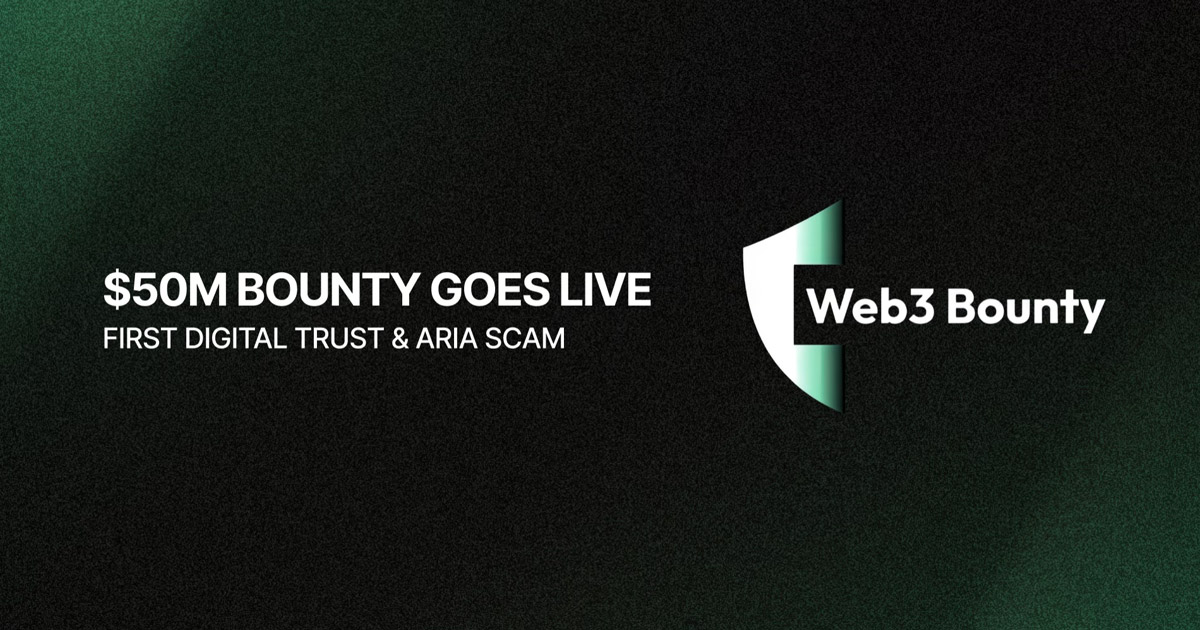 You are currently viewing $50M Bounty Goes Live on Web3Bounty.io to Trace Misappropriated Funds Linked to FDT and Aria