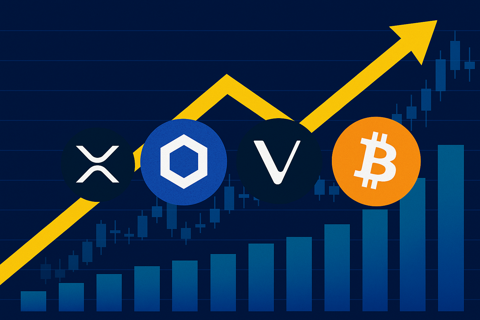 You are currently viewing 4 Cryptos to Watch as US-China Trade Tensions Ease: XRP, LINK, VET, & BTC