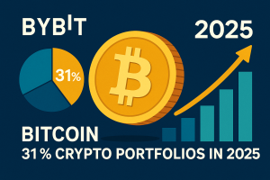 Read more about the article Bybit Report: Bitcoin Now Commands 31% of Crypto Portfolios in 2025