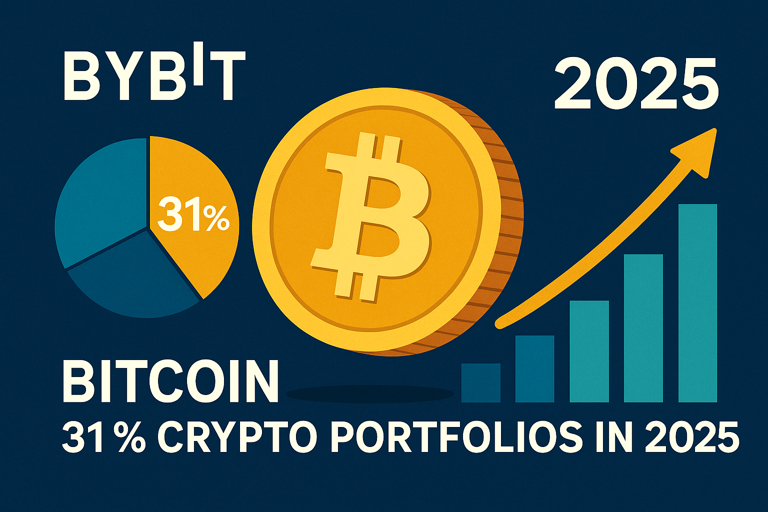 You are currently viewing Bybit Report: Bitcoin Now Commands 31% of Crypto Portfolios in 2025