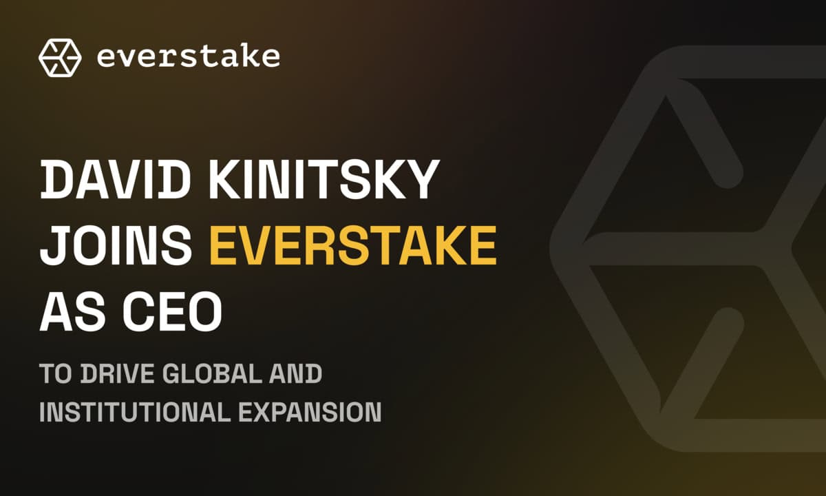 You are currently viewing David Kinitsky Joins Everstake as CEO to Drive Institutional Growth, Investment and Global Expansion