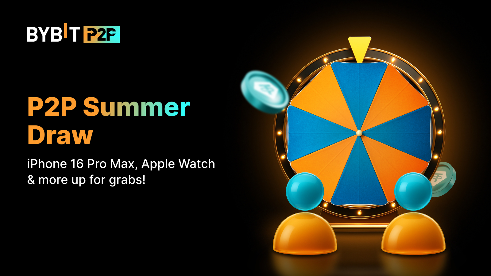 You are currently viewing Bybit P2P Summer Draw Turns up the Heat with iPhone 16 Pro Max and Premium Tech Prizes