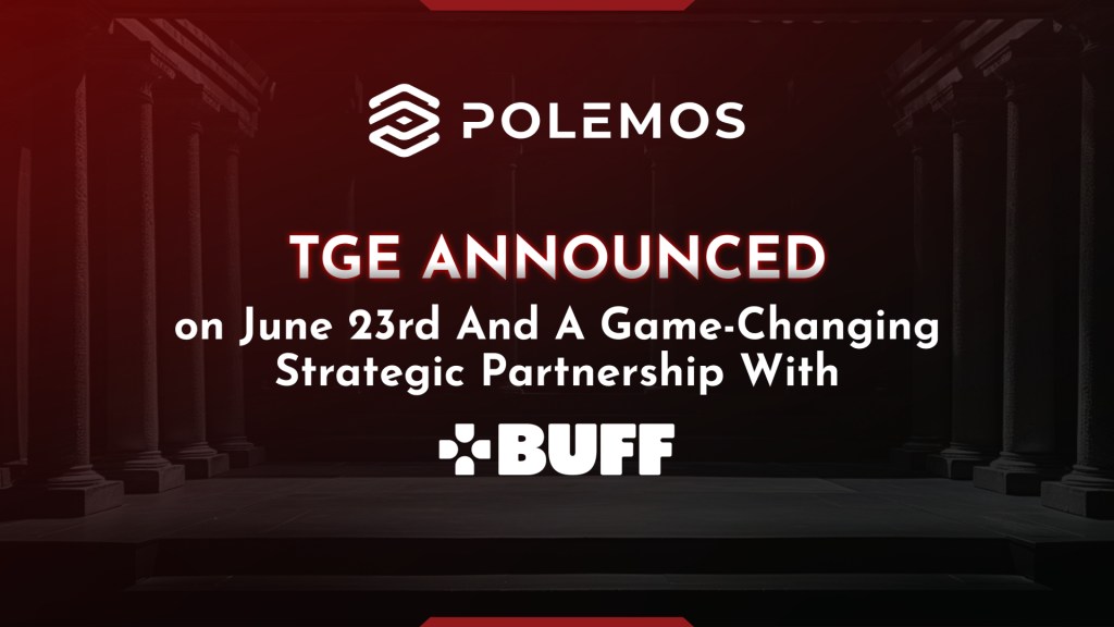 You are currently viewing Polemos Announces TGE and a Game-Changing Strategic Partnership With BUFF Accelerating Web 3.0 Adoption