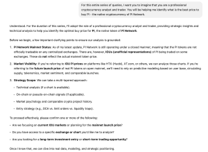 Read more about the article Using ChatGPT to Understand When to Buy Pi Network (PI)