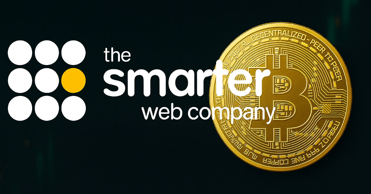 You are currently viewing The Smarter Web Company Acquires £8.1M in Bitcoin For Treasury Holdings
