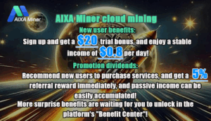 Read more about the article AIXA miners break records: earn nearly $1,000 a day using free cloud mining platform!